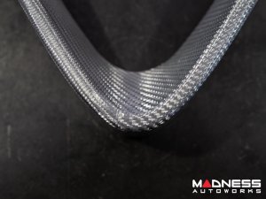 Alfa Romeo Stelvio Front V Shield Grill Frame - Carbon Fiber - Italian Theme - Feroce Carbon